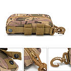 Чохол-футляр для тактичних окулярів Мультикам. Чохол жорсткий для окулярів із карабіном і Molle, фото 4