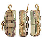 Чохол-футляр для тактичних окулярів Мультикам. Чохол жорсткий для окулярів із карабіном і Molle, фото 3