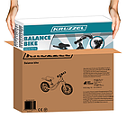 Дитячий балансувальний велосипед 2+ легкий дитячий велосипед 12" колеса + плечовий ремінь чорного кольору Kruzzel 25767, фото 3