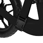 Дитячий балансувальний велосипед 2+ легкий дитячий велосипед 12" колеса + плечовий ремінь чорного кольору Kruzzel 25767, фото 7