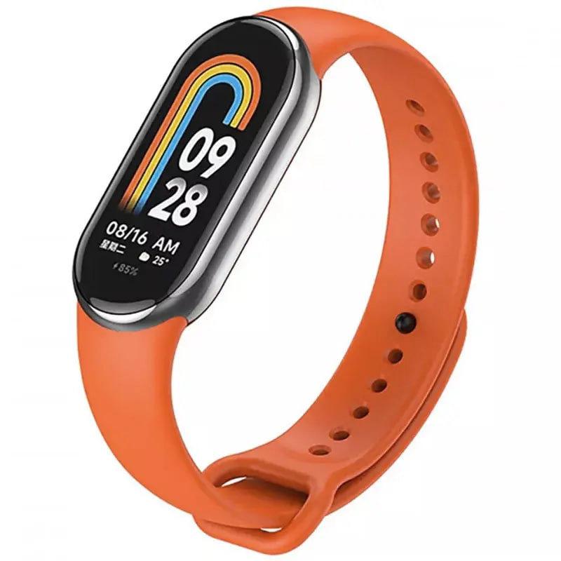 Ремінець для фітнес-браслета Xiaomi mi band 8/9 Dark orange, фото 1