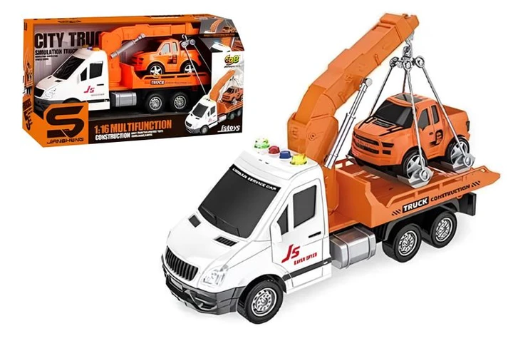 Машинка YG Toys Евакуатор інерційний зі світлом JS136, фото 1