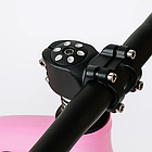 Дитячий беговел 2+ легкий дитячий велосипед 12" колеса + плечовий ремінь рожевого кольору Kruzzel 25768, фото 9