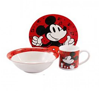 Дитячий набір посуду "Мікі Маус"