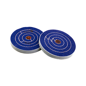 Круг полірувальний мусліновий синій 150 мм 50 шарів