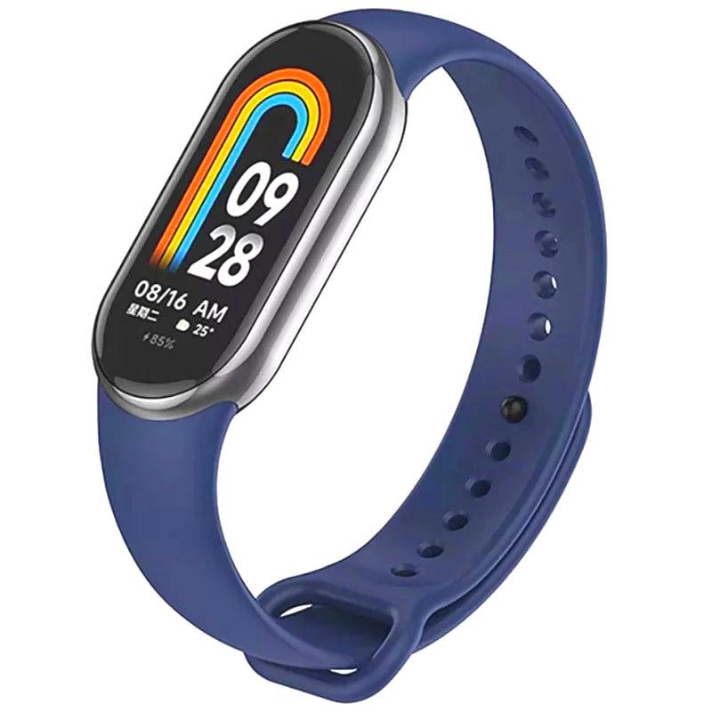Ремінець силіконовий для фітнес браслета Mi Band 8/9 Blue