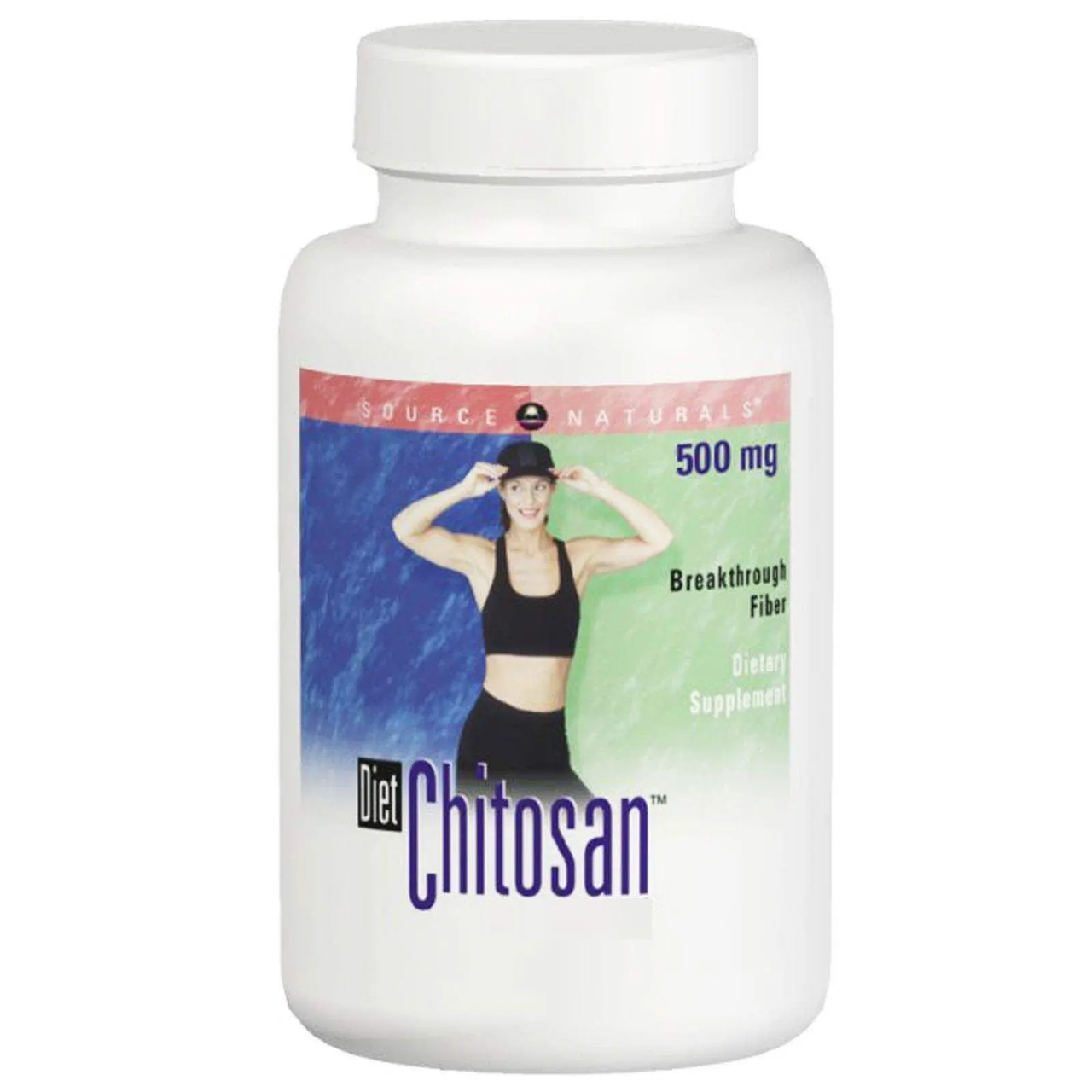 Хітозан для схуднення, Diet Chitosan, Source Naturals, 500 мг, 120 капсул, фото 1