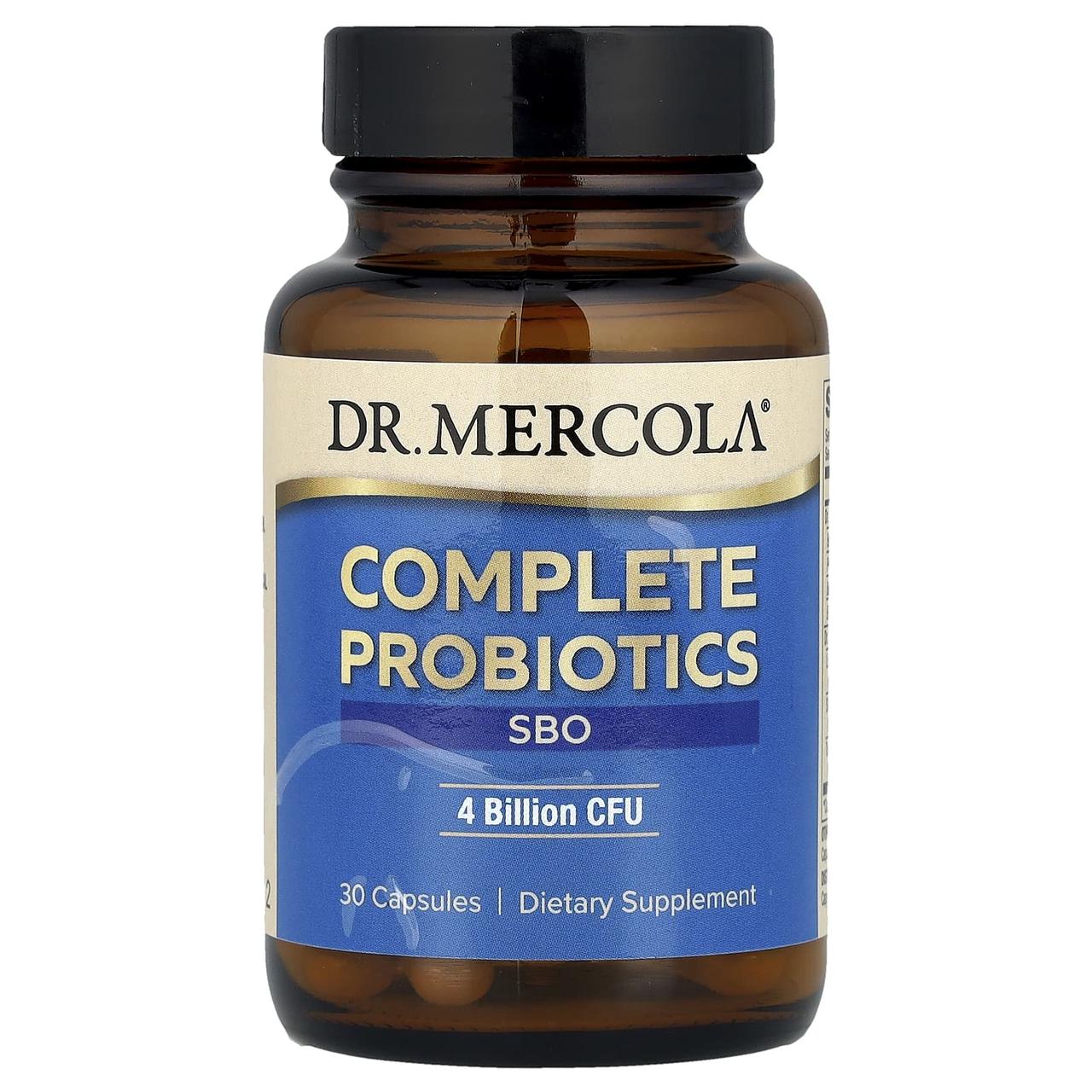 Комплекс пробіотиків SBO, Complete Probiotics SBO, Dr. Mercola, 4 млрд КУО, 30 капсул, фото 1