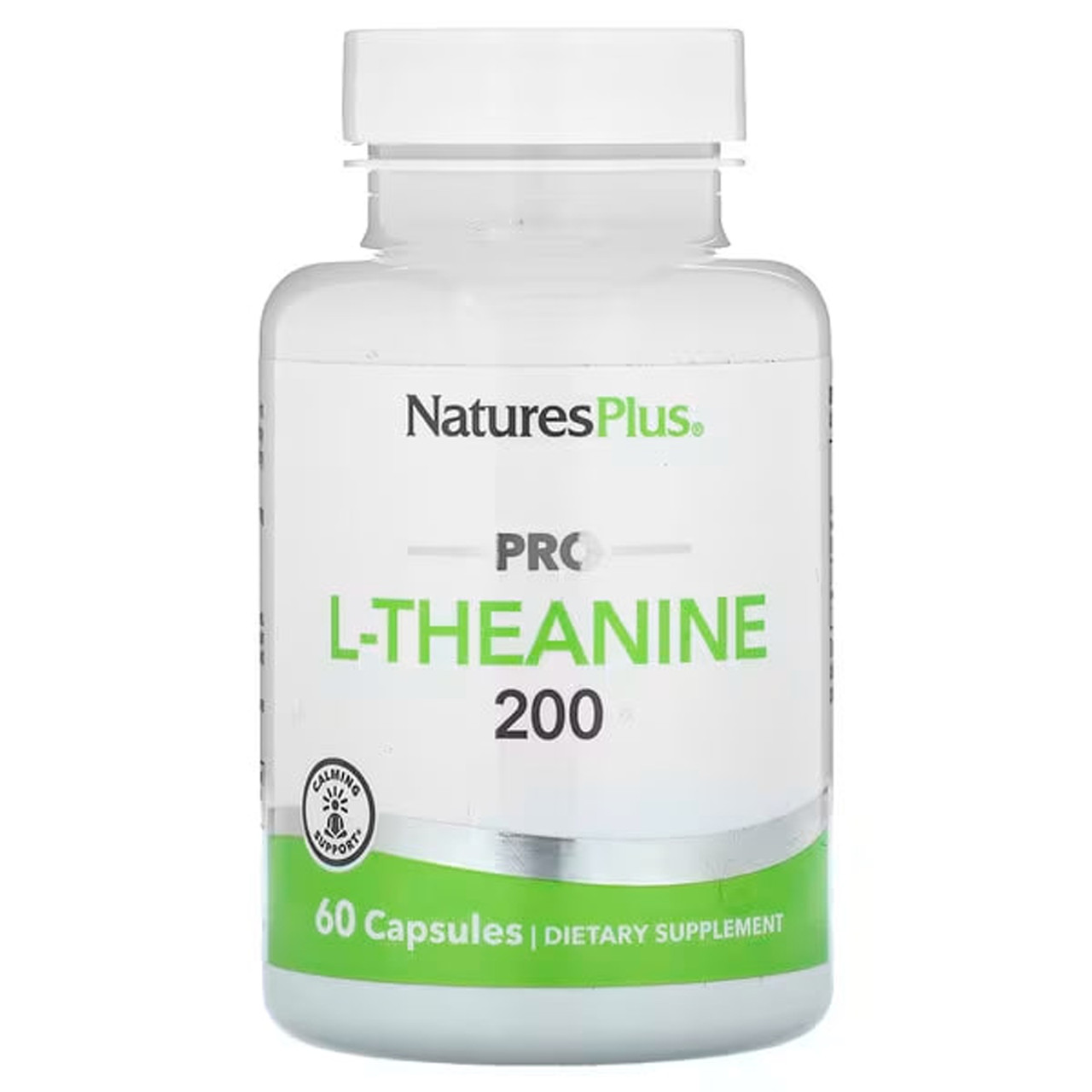 L-теанін Про 200, Pro L-Theanine, Nature's Plus, 200 мг, 60 капсул, фото 1