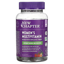 Мультивітаміни для жінок, Women's Multivitamin, New Chapter, смак ягідно-цитрусовий, 75 жувальних цукерок