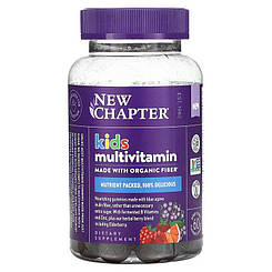 Мультивітаміни для дітей, Kid's Multivitamin, New Chapter, смак ягідно-цитрусовий, 60 жувальних цукерок