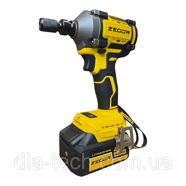 Гайковерт ударний акумуляторний Zegor SDP-21BL 21V Profesional/безщітковий, фото 1
