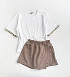 Футболка для дівчинки для школи з декором Смайл Тайм Phantasy, SmileTime, фото 4