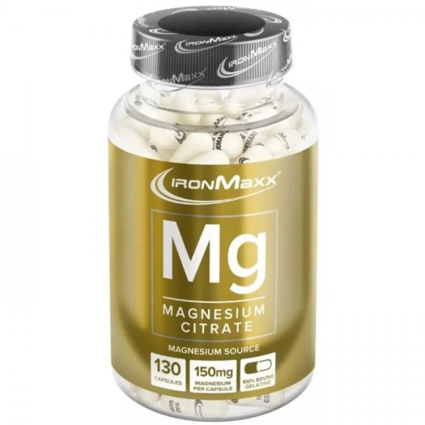 Мінерали IronMaxx  Mg-Magnesium - 130 Kapseln Dose, фото 1