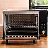 Духова піч електрична з конвекцією 4 в 1 вертелем, таймером і регулювання температури автовимкнення, фото 2
