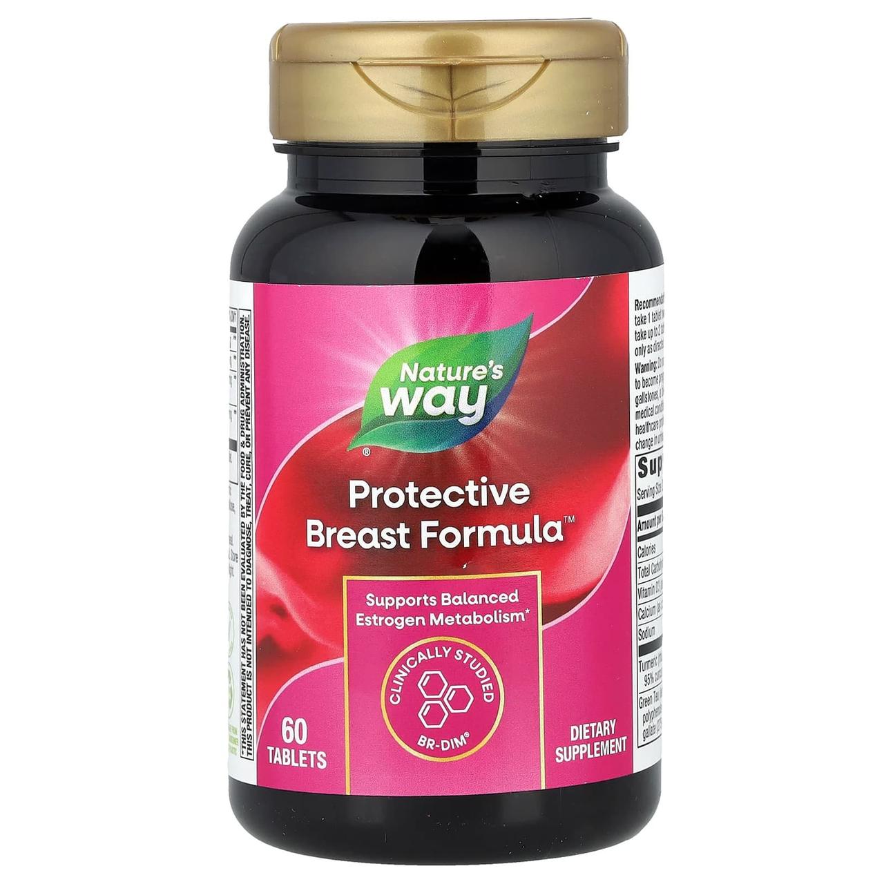 Здоров'я грудей, Protective Breast Formula, Nature's Way, 60 таблеток, фото 1