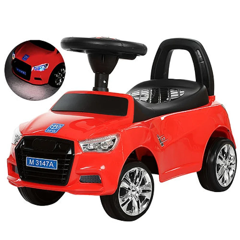 Каталка-толокар Bambi M 3147A-3 з музичним кермом та підсвіткою