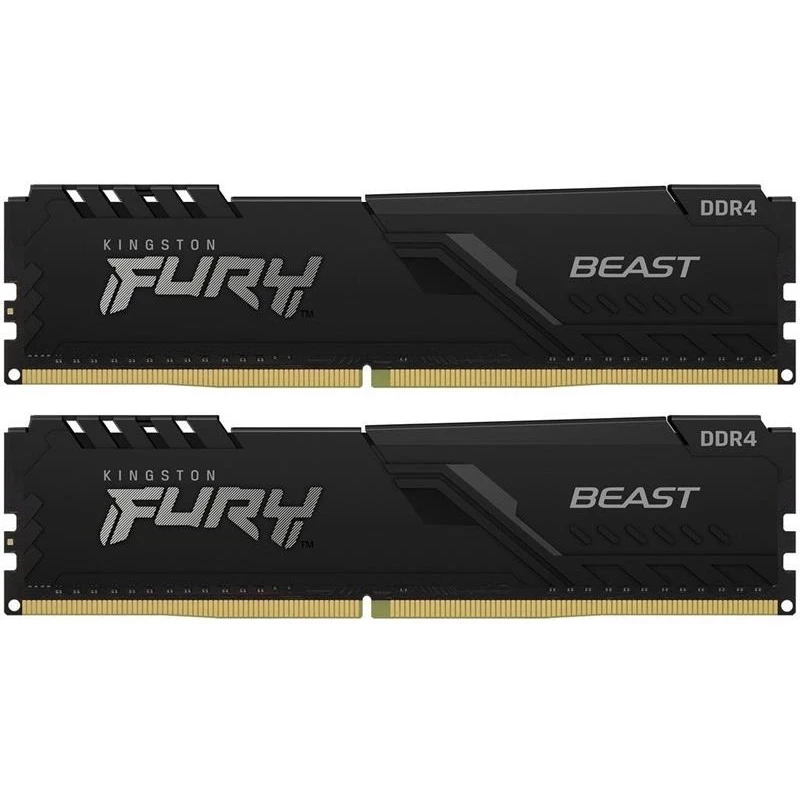 Модуль пам`ятi DDR4 2x8GB/3600 Kingston Fury Beast Black (KF436C17BBK2/16)