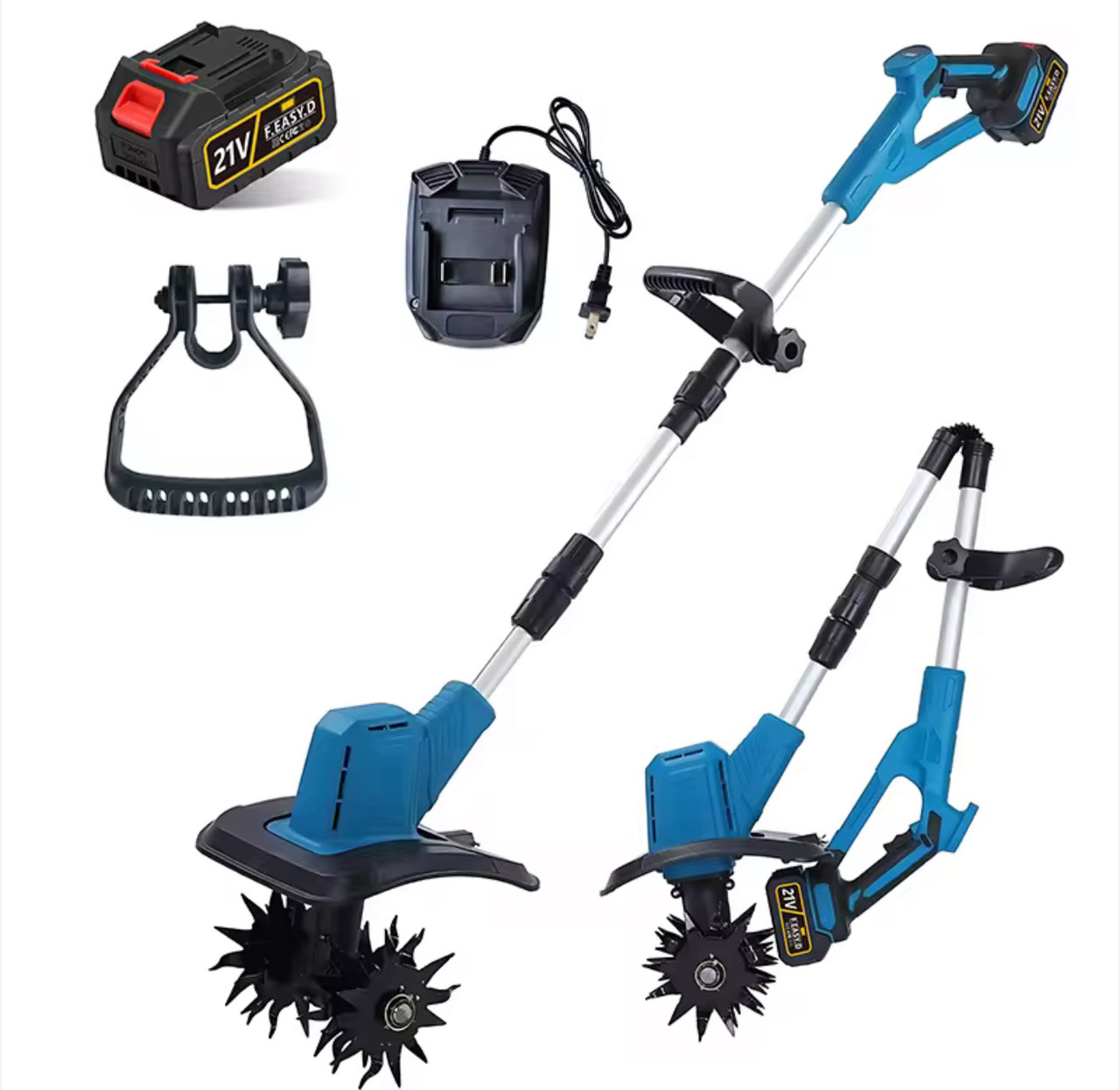 Акумуляторний багатофункціональний культиватор Scarifier 21v300 watt, фото 1