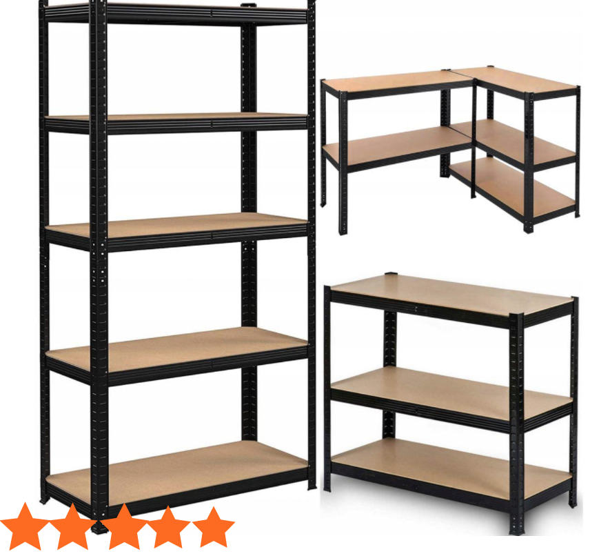 Стелаж модульний для магазину, будинку, гаража, офісу 180x90x30 Збірні стелажі для складу, фото 1