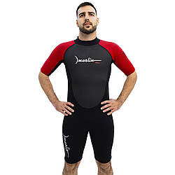 Гідрокостюм Marlin BALI SHORTY MAN 2 мм red/black