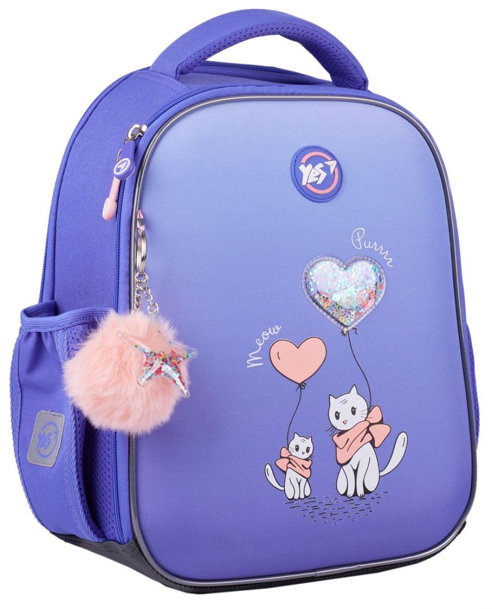 Рюкзак YES H-100 шкільний каркасний Purr Meow 559841