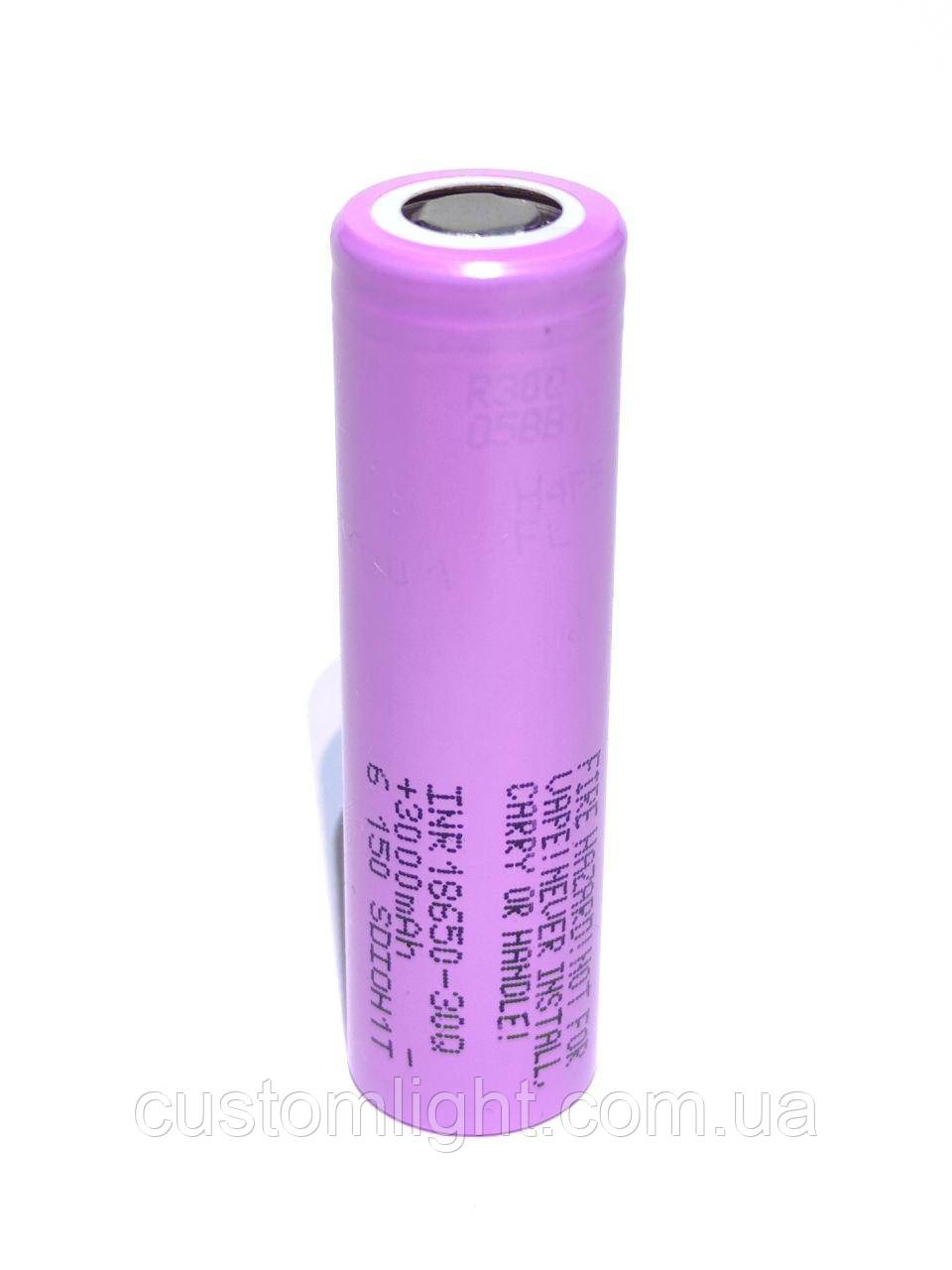 Акумулятор samsung INR18650-30Q 3000mAh, фото 1