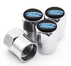 Мідні важкі Ковпачки на ніпель для Форд Short Silver Heavy copper Ford, 4 шт.