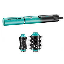 Фен-стайлер 3 в 1 VGR V-489 Green, Professional, 3 насадки, 1100-1300 Вт