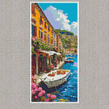 Алмазна мозаїка/вишивка Приморський пейзаж 40*80 см Орігамі OD 5159, фото 3