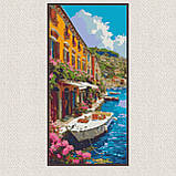 Алмазна мозаїка/вишивка Приморський пейзаж 40*80 см Орігамі OD 5159, фото 4