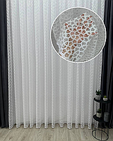 Однотонна велика сітка. Колір: білий