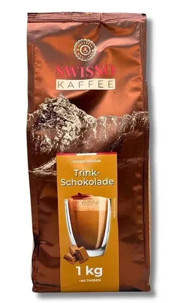 Гарний шоколад SWISSO KAFFEE Trink-Schokolade 1кг