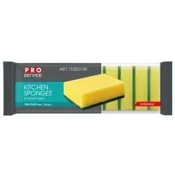 Губка кухонна PRO service Standard жовта, 10 шт