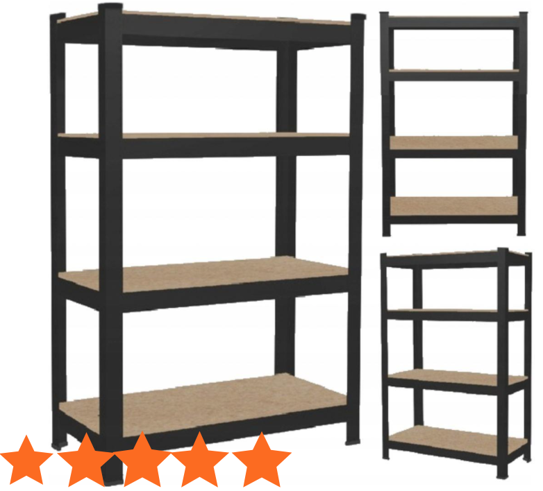 Стелаж металевий для дому, кухні, ванної кімнати, балкона, комори 150x70x30 Розбірні стелажі для гаража, фото 1