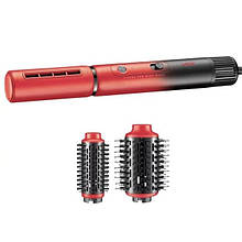 Фен-стайлер 3 в 1 VGR V-489 Red, Professional, 3 насадки, 1100-1300 Вт