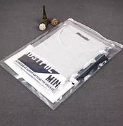 Глянцевий SLIDER пакет 35x45 см Прозорі пакети із замком бігунком Брендована упаковка оптом, фото 2