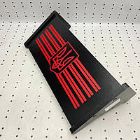 Полка приборної панелі МТЗ УК з 1990 - 1998 на металеву панель (червона)