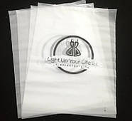 Глянцевий SLIDER пакет 40x45 см Великі прозорі пакети із застібкою slider Фірмовий стиль під замовлення, фото 4