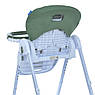 Стільчик дитячий для годування з регульованою спинкою Bambi M 3233L Jade Green Зелений, фото 7