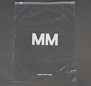 Глянцевий SLIDER пакет 40x50 см Прозорі надійні пакети зі слайдером Пакети з логотипом, фото 2