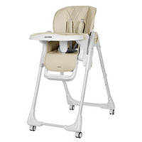 Стілець для годування дітей CARRELLO Select CRL-1630 Cotton Beige. Легке складання. Регулювання висоти