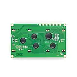 РК дисплей 2004A 20×4 — синій екран, білі символи, HD44780, 5 В, фото 3