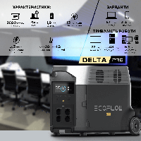 Зарядная мощная автономная электростанция EcoFlow DELTA Pro(3600 Вт/ч),Портативная домашняя батарея Дельта Про