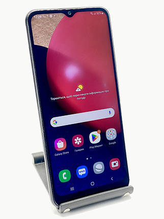 Смартфон Samsung A02S 3/32 GB, чорний, стан задовільний, б/в, фото 1