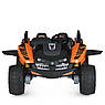 Дитячий електромобіль на акумуляторі двомісний Багі M 6039 на пульті р/у для дітей від 3 до 8 років Жовтогарячий, фото 3