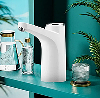 Портативна помпа для води з акумулятором Помпа для води на акумуляторі Помпу для баклажки Електронний насос для води з USB-заряджа