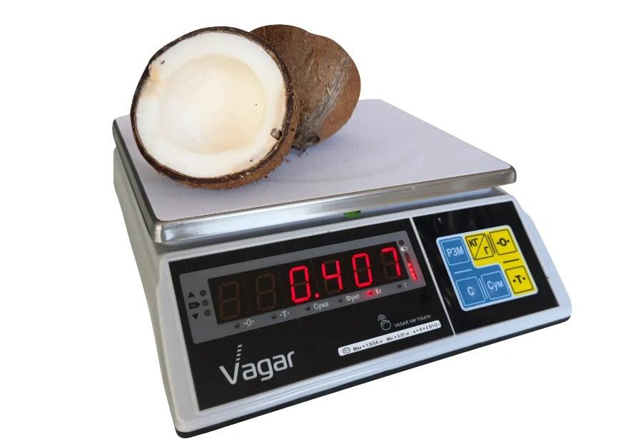 Ваги фасувальні VAGAR VW TOUCH RS232 сенсорна клавіатура (6/15 кг), фото 1