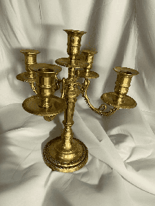 Канделябр із латуні 28х31 см Stilars Італія 1199