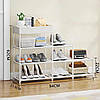 Полиця для Взуття 4 Вертикальні смужки Довга Storage Shoe Rack, фото 7